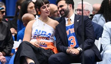 NYC first lady Rama Duwaji sports eyebrow-raising t-shirt dress at City Hall ceremony