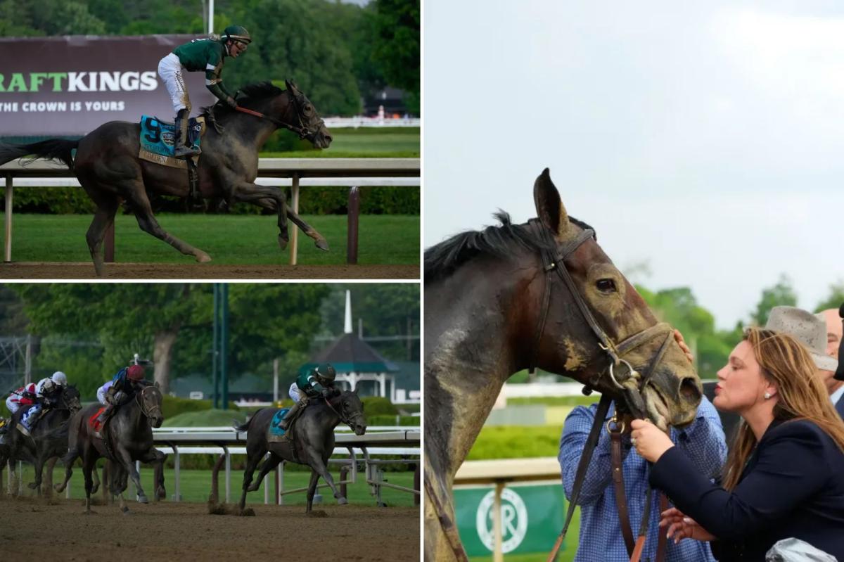 Golden Tempo wins 2026 Belmont Stakes with another late comeback