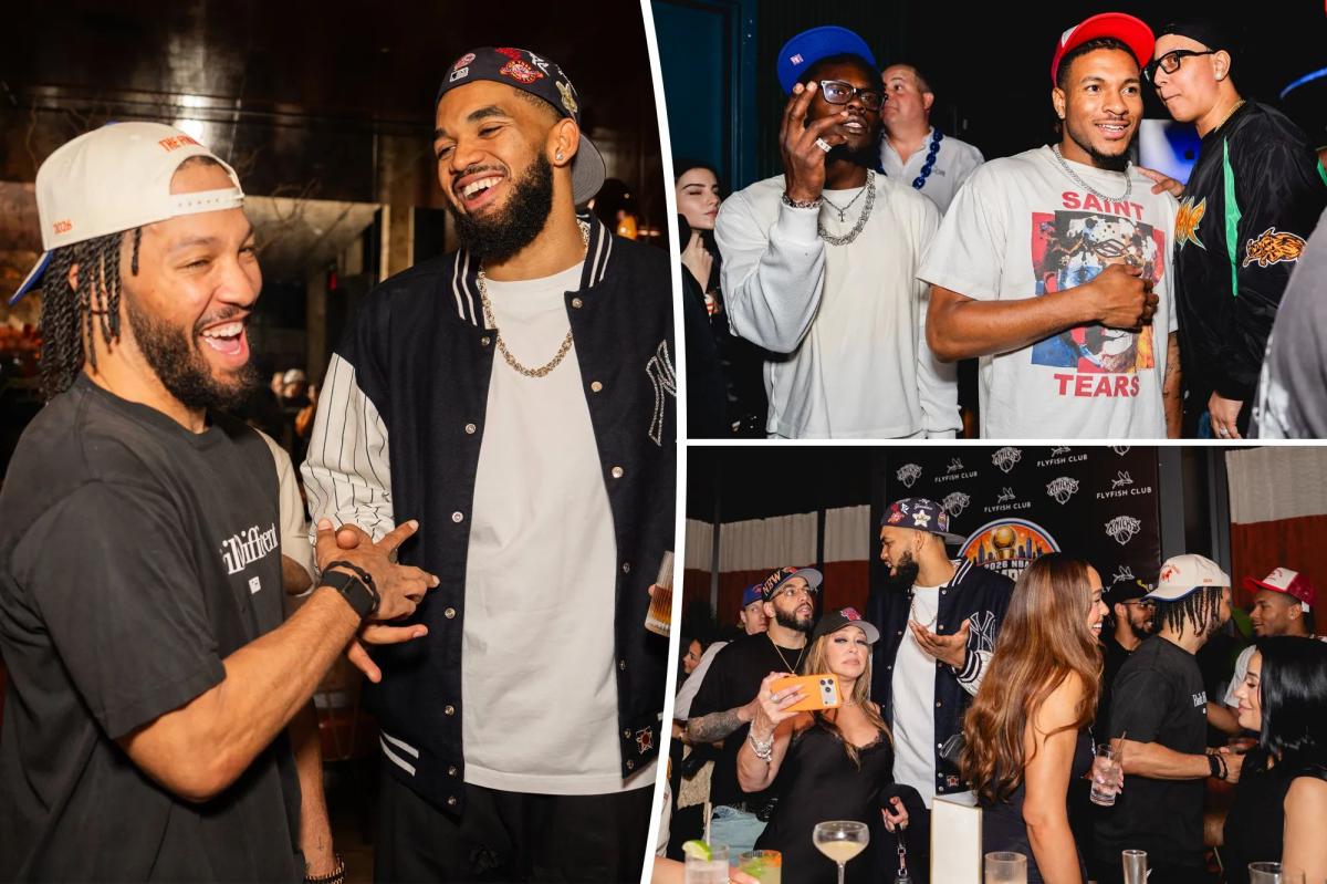 Exclusive photos: Knicks celebrate championship at private Manhattan club