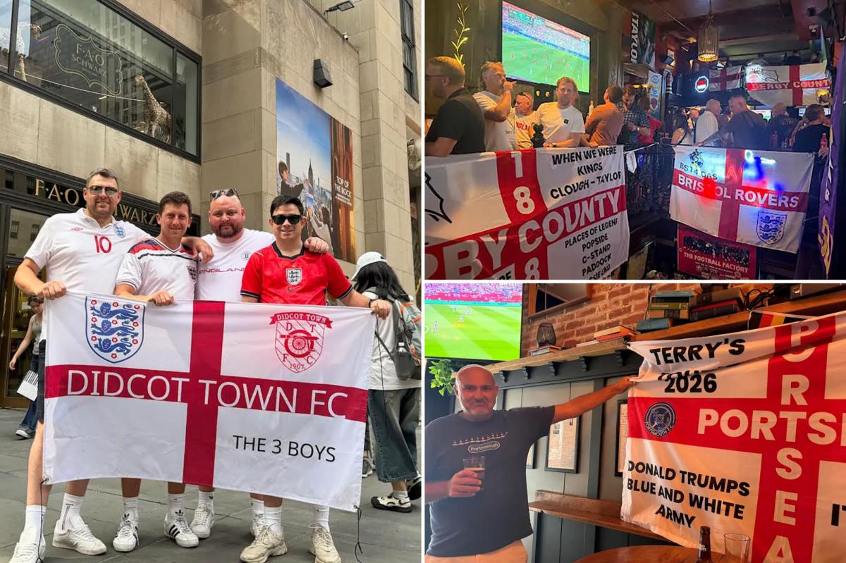Brits ready to make voices heard in New York for World Cup