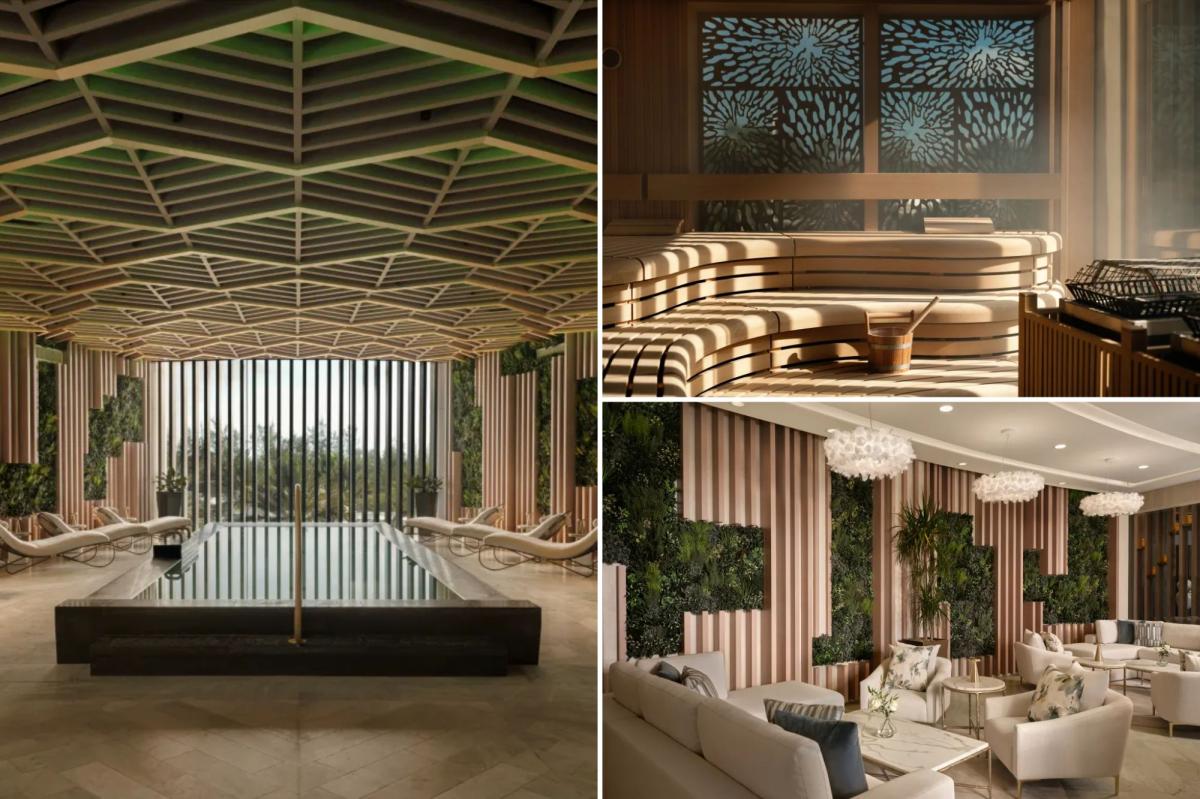Luxe spa 4 hours from NYC has panoramic sauna, snowroom and hammam