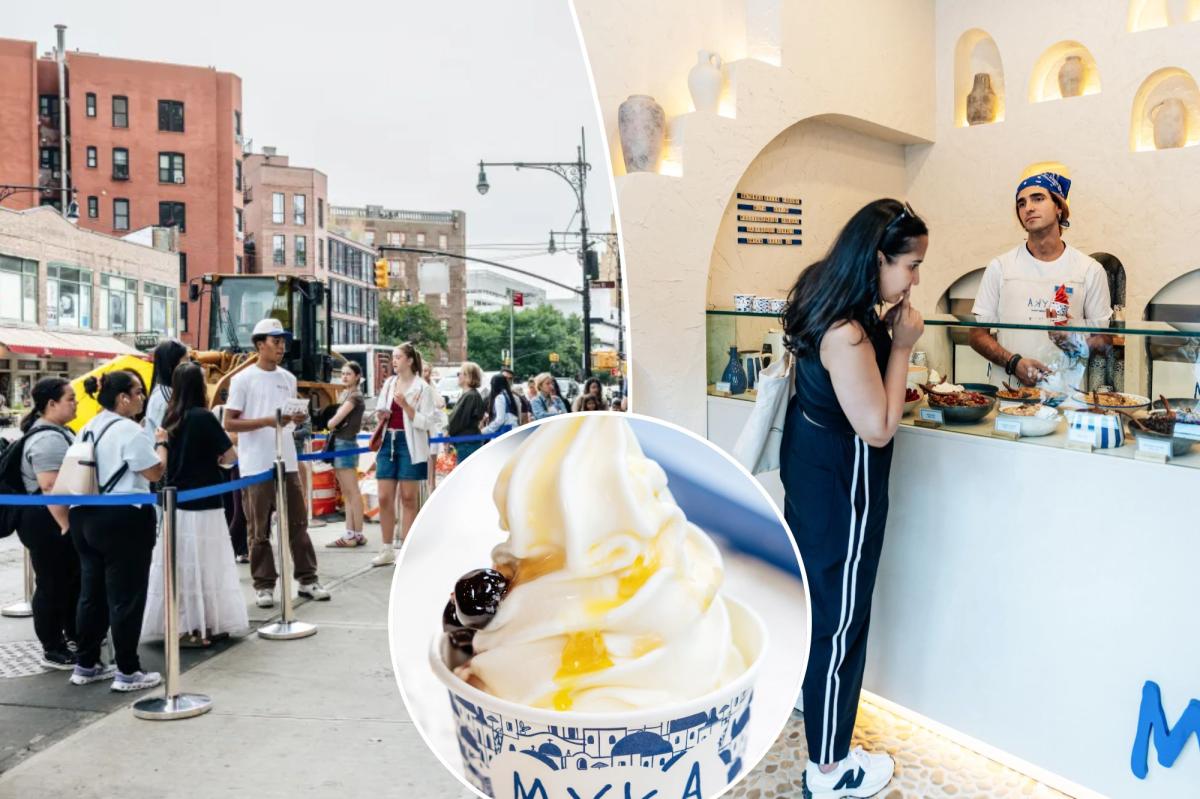 Myka Greek frozen yogurt is the viral NYC treat worth lining up for — not Dot Cakes