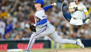 Austin Warren allows costly homer as Mets fall to Padres