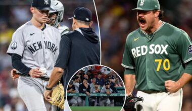 Yankees silenced in loss to Red Sox as Payton Tolle flirts with perfect game