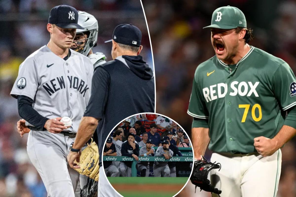Yankees silenced in loss to Red Sox as Payton Tolle flirts with perfect game