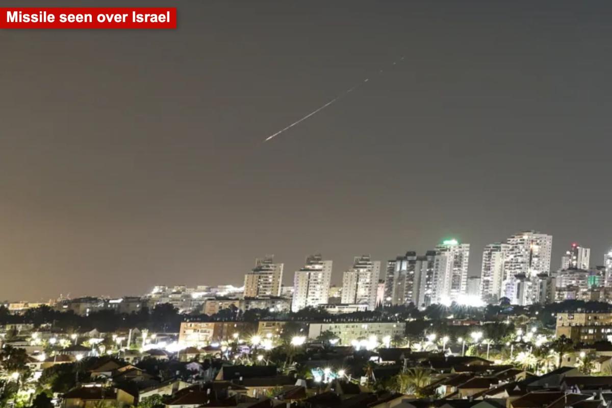 Iran bombards Israel with missiles in first major attack since cease-fire