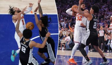 Knicks drop Game 3 at raucous MSG as Spurs strike back in NBA Finals
