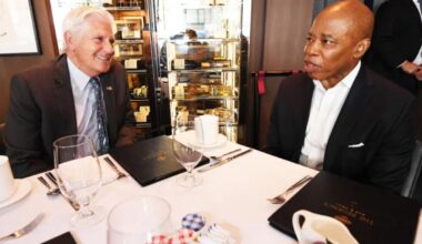 Adams gives NY GOP gov hopeful Blakeman tips on NYC campaigning