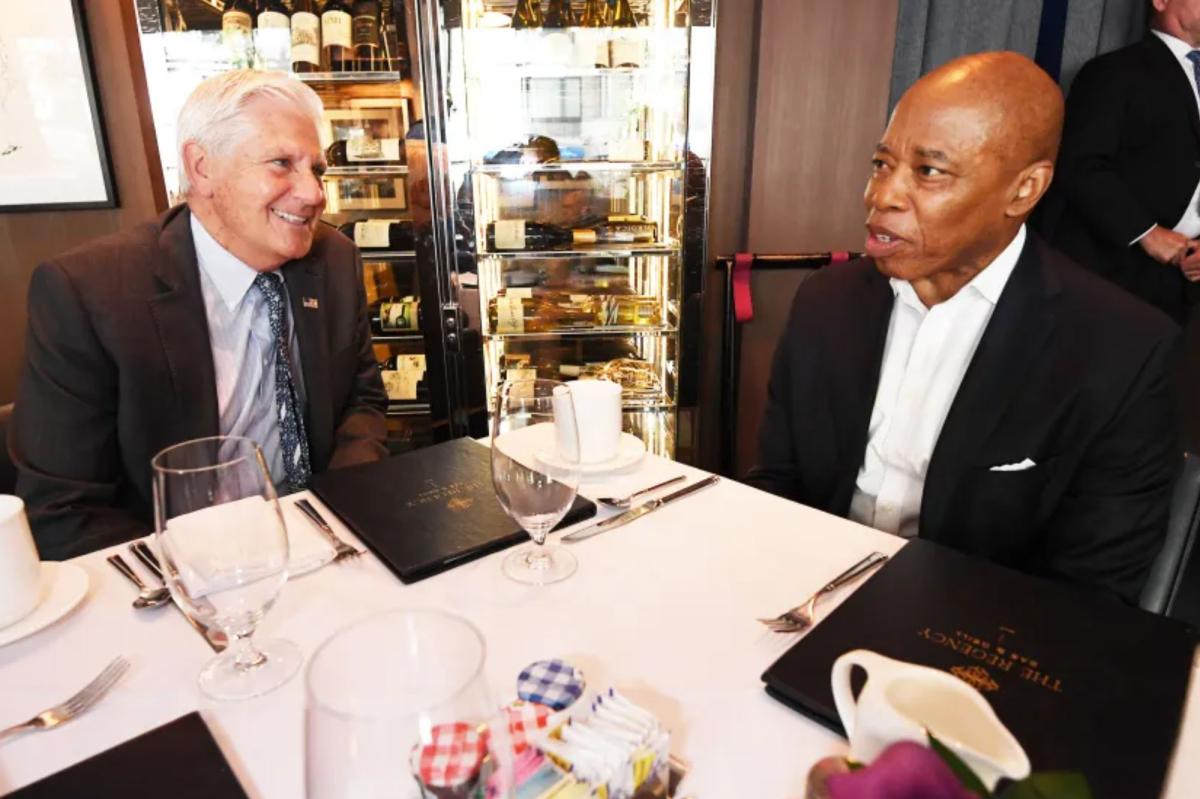 Adams gives NY GOP gov hopeful Blakeman tips on NYC campaigning