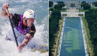 American Olympic canoeist David Hearn arrested for allegedly vandalizing Lincoln Memorial Reflecting Pool