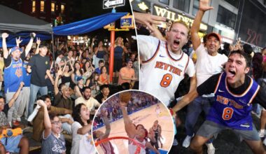 Knicks win sets NYC abuzz as thousands celebrate Game 4 victory -- flooding streets, bars, bodegas