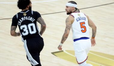 Jose Alvarado, Julian Champagnie bring HS rivalry to NBA Finals