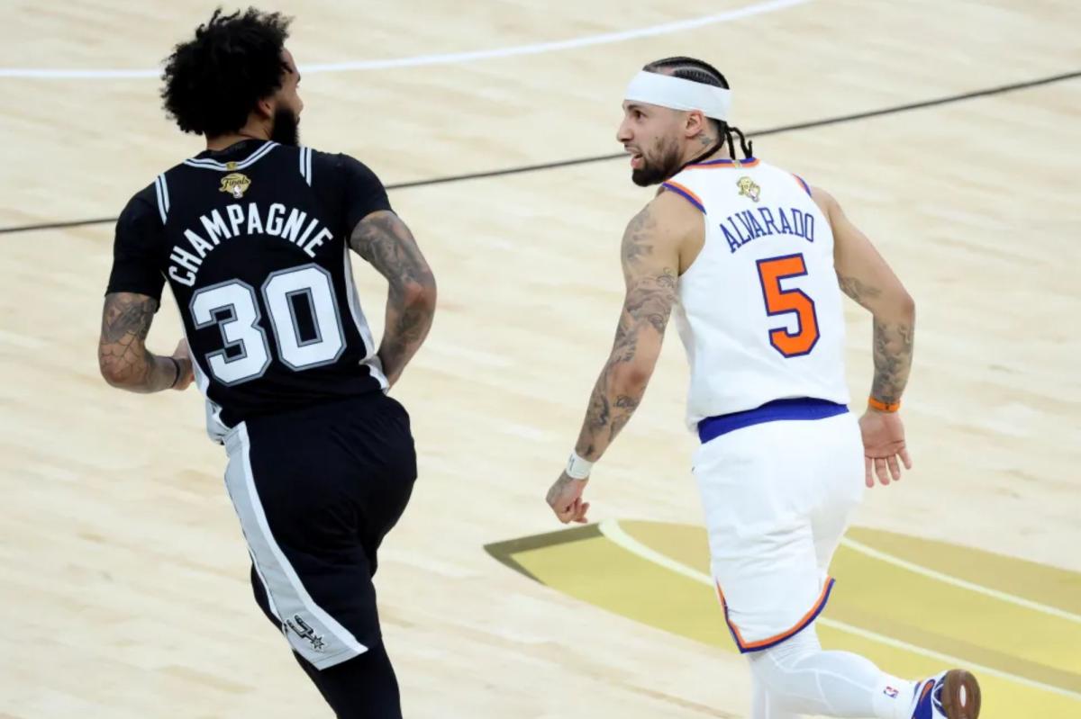 Jose Alvarado, Julian Champagnie bring HS rivalry to NBA Finals