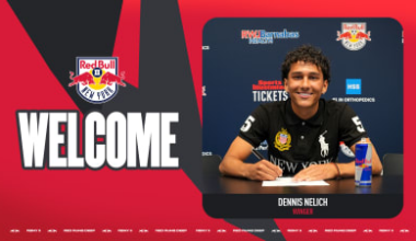 Red Bull New York II Sign RBNY Academy Product Dennis Nelich to an MLS NEXT Pro Contract
