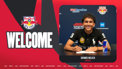 Red Bull New York II Sign RBNY Academy Product Dennis Nelich to an MLS NEXT Pro Contract