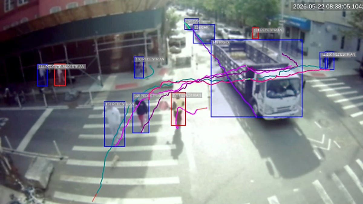 A view of what a New York City street sensor scans.