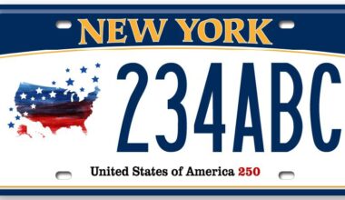 New York State Department of Motor Vehicles custom plate