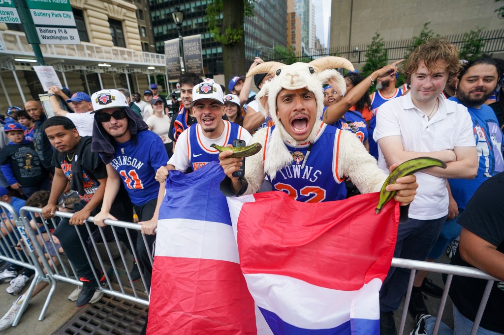 New York Knicks NBA Champions ticker-tape parade.