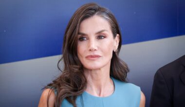 Queen Letizia of Spain wears Hugo Boss at the 15th anniversary of Ethic magazine at Ortega-Marañón foundation headquarters on June 25 in Madrid.