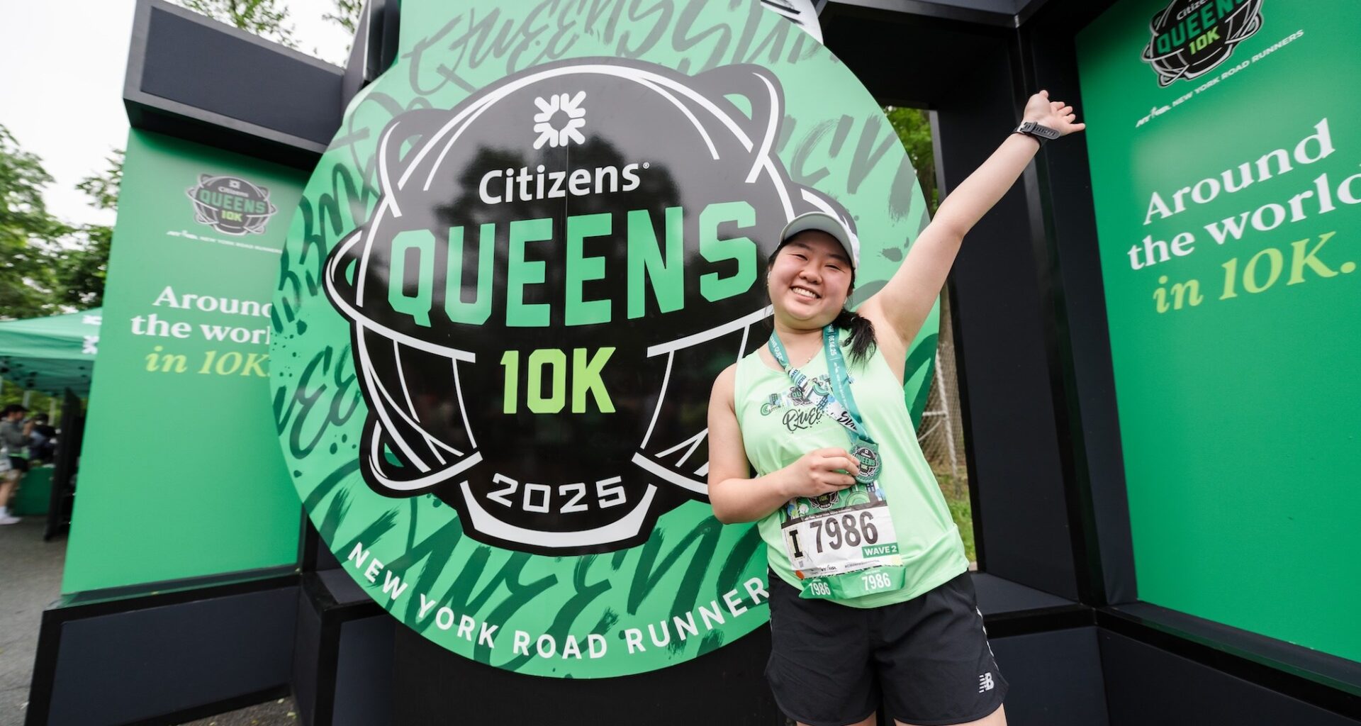 Runner at the Citizens Queens 10K