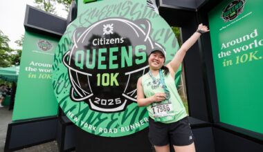 Runner at the Citizens Queens 10K