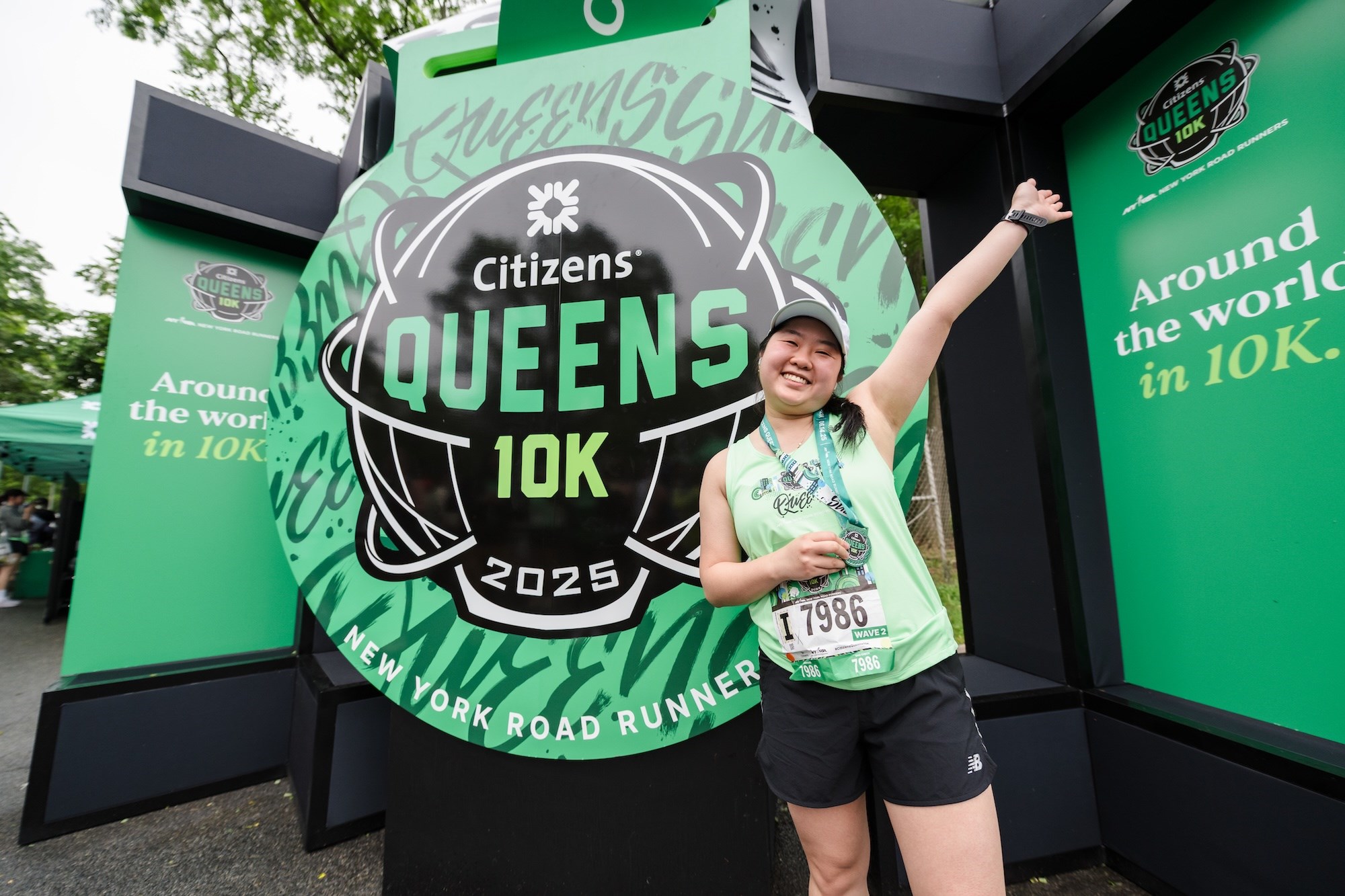 Runner at the Citizens Queens 10K