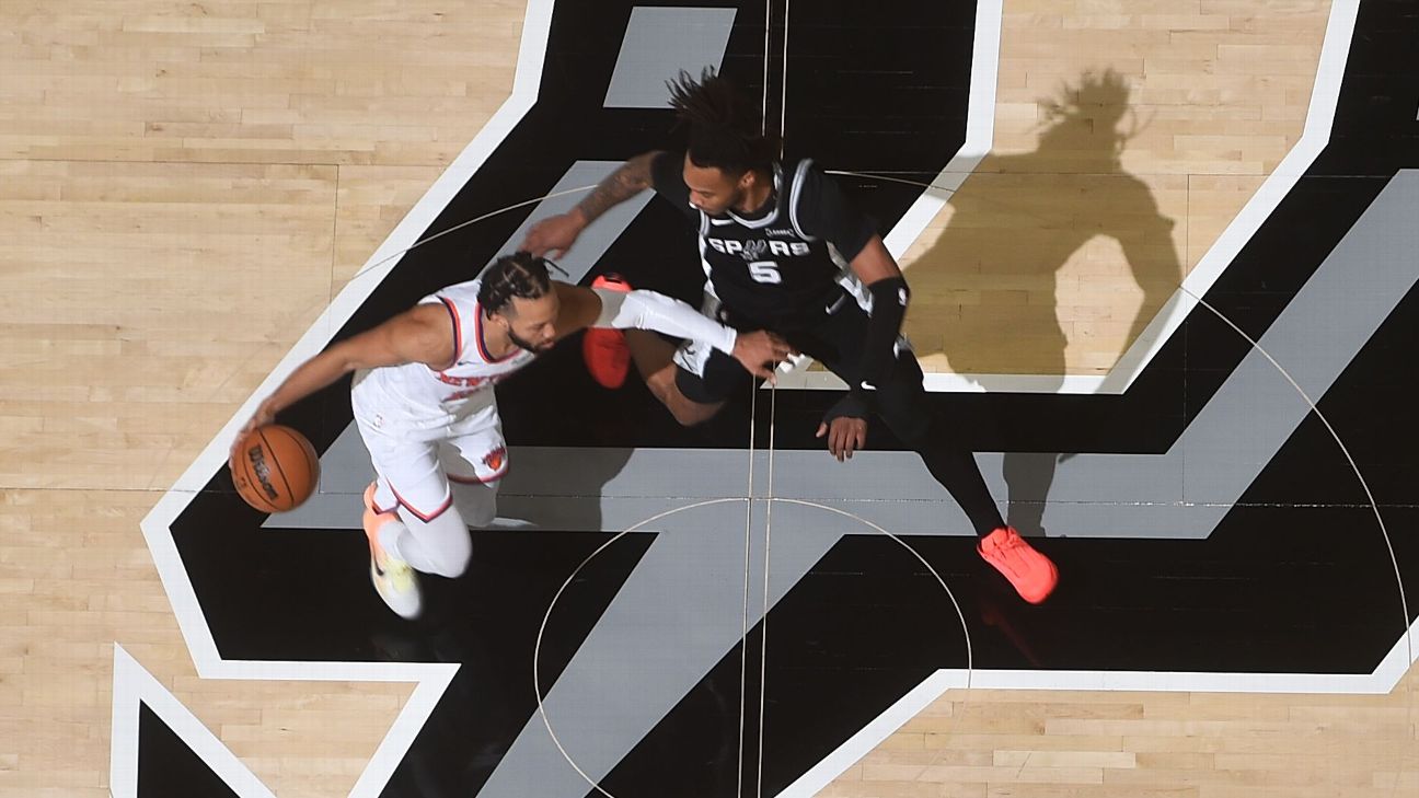 Knicks', Spurs' uniform schedule for 2026 NBA Finals
