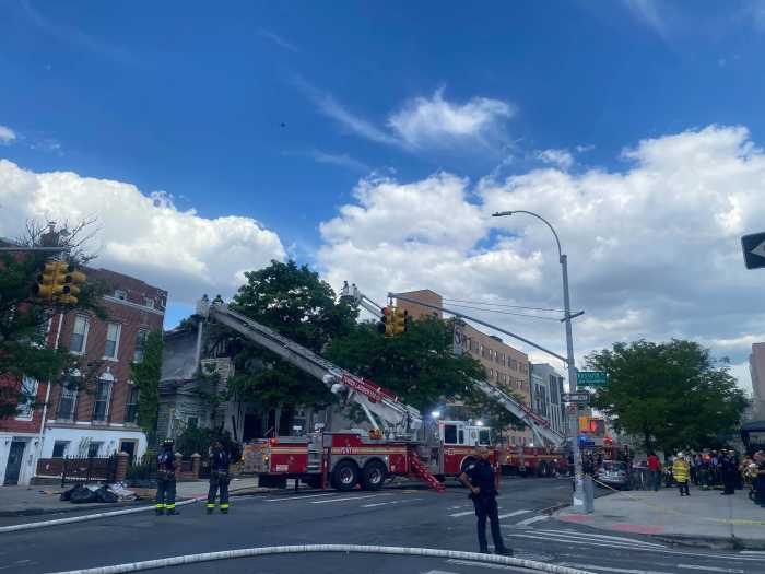 firetrucks at reformed church