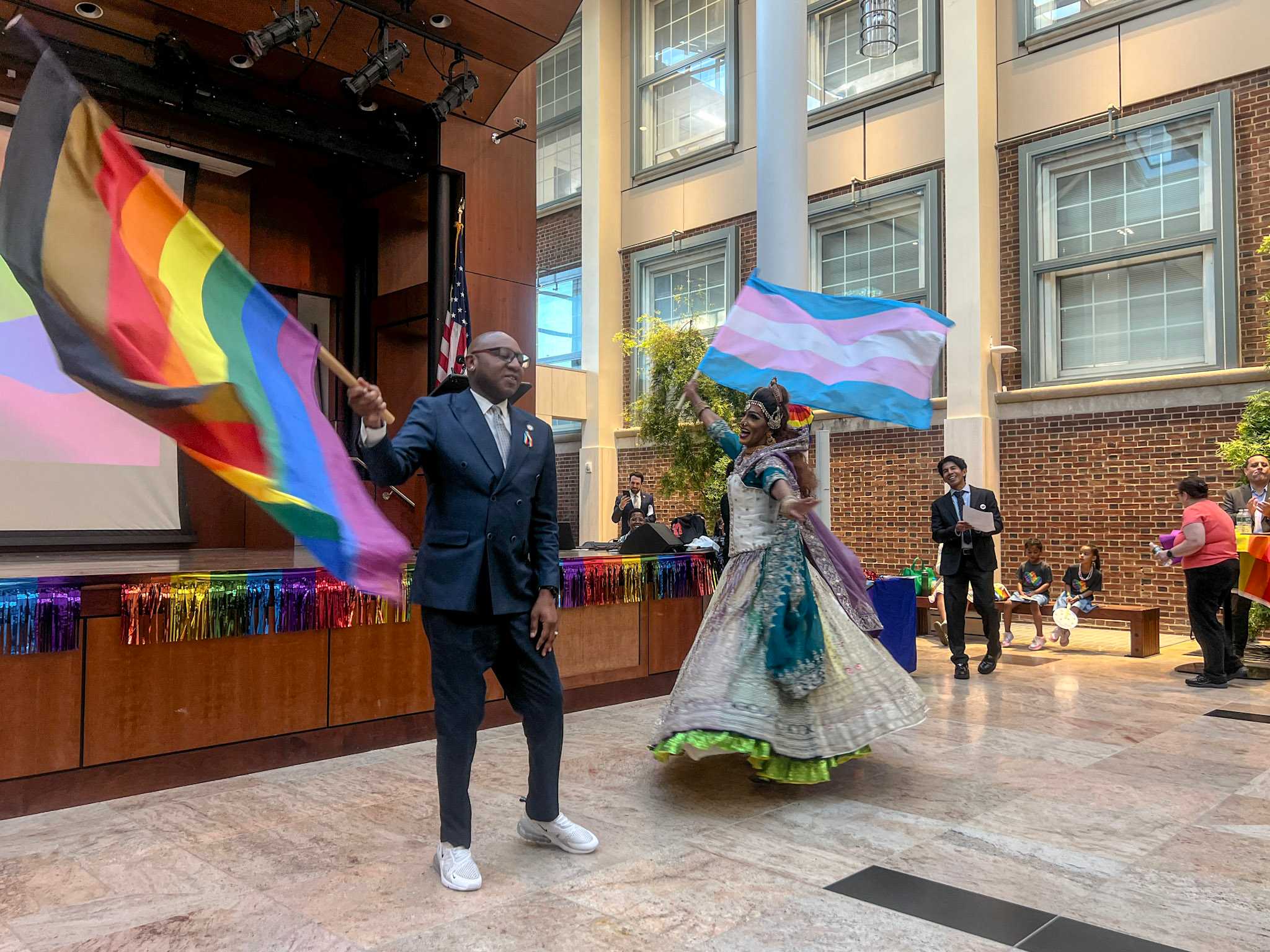Queens Borough President Donovan Richards Jr. on June 24 hosted the annual Pride Month Celebration honoring members and leaders in the LGBTQIA+ community at Borough Hall in Kew Gardens. 