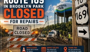 Major Highway 169 Intersection Project to Close 109th Avenue in Brooklyn Park Through September