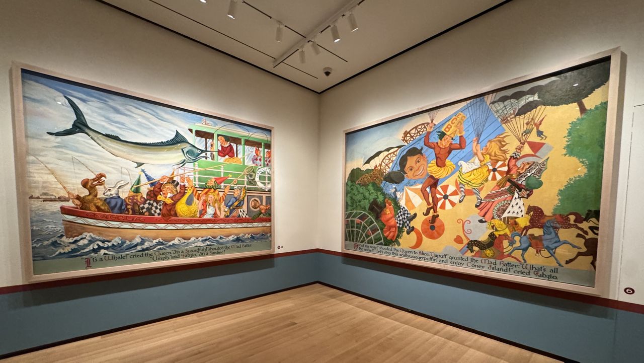 Exhibit tells story of rescue of murals from NYC hospital