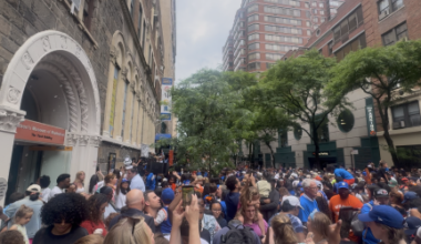 Kids-Sized Knicks Festivities