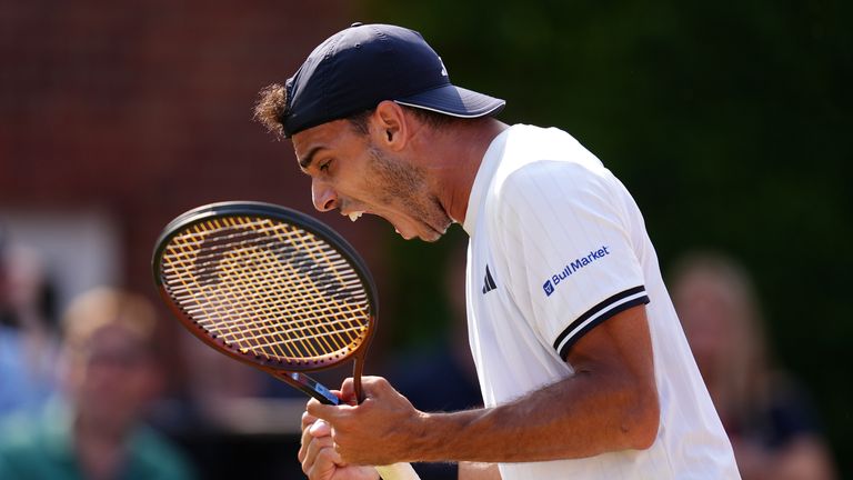 Francisco Cerundolo won his fifth singles title at Queen's
