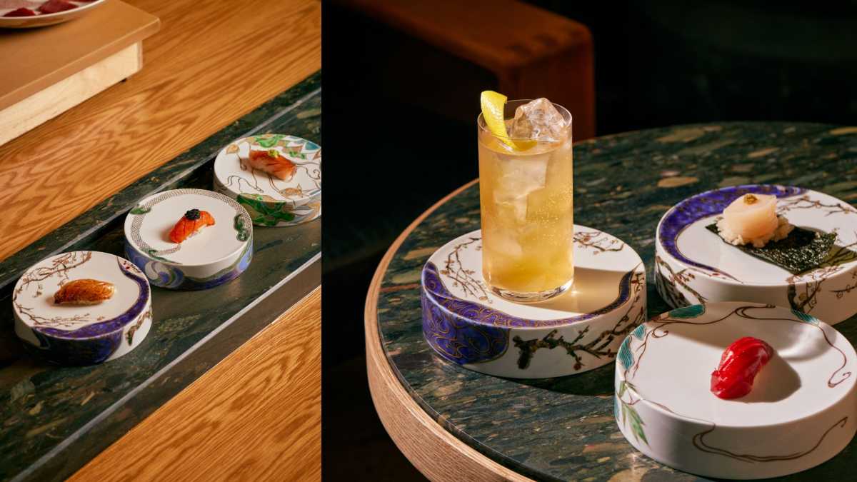 Menu items from Sushi Koju.