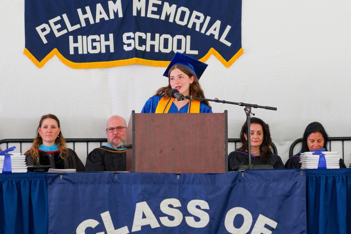 Student government president Taya Senerchia's graduation speech, 'Looking Toward Tomorrow'