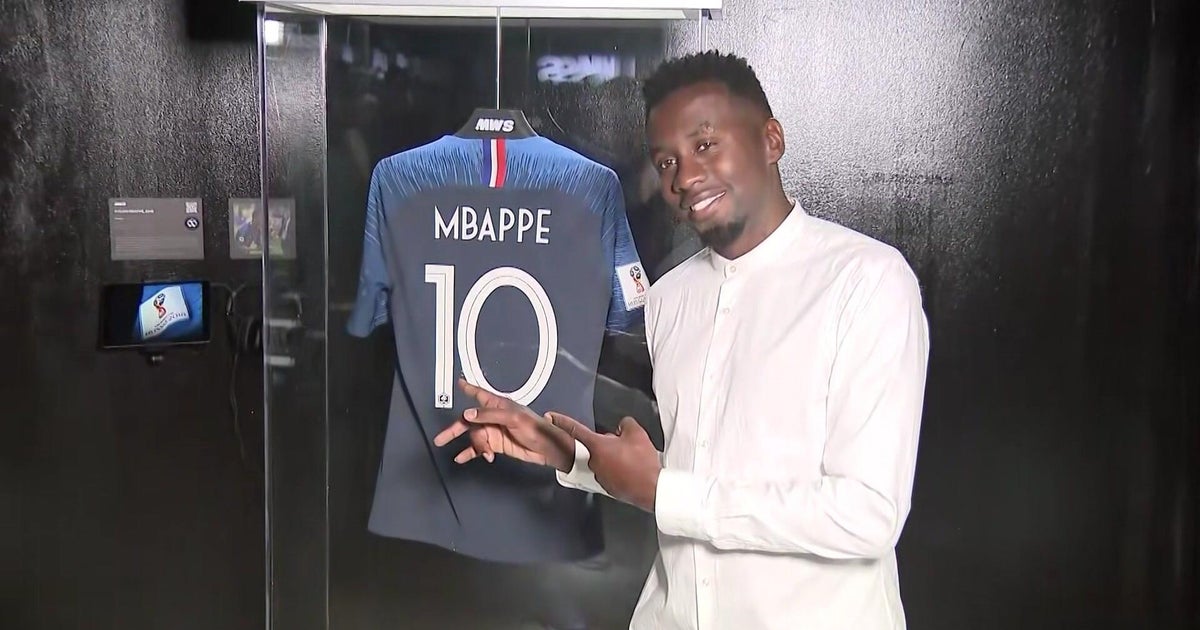Fans flock to NYC exhibit showcasing iconic World Cup winning jerseys from Mbappe and more