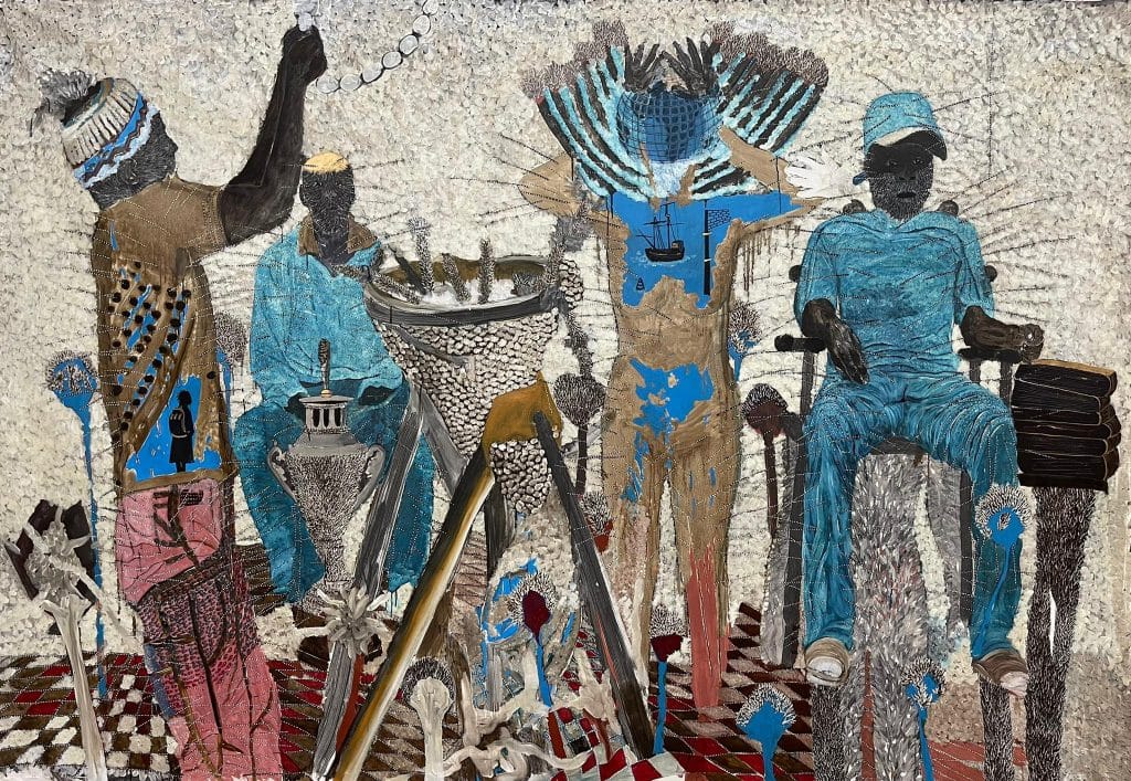 Omar Ba, Right of Soil – Right to Dream 1 (2022). Courtesy the artist and TEMPLON.