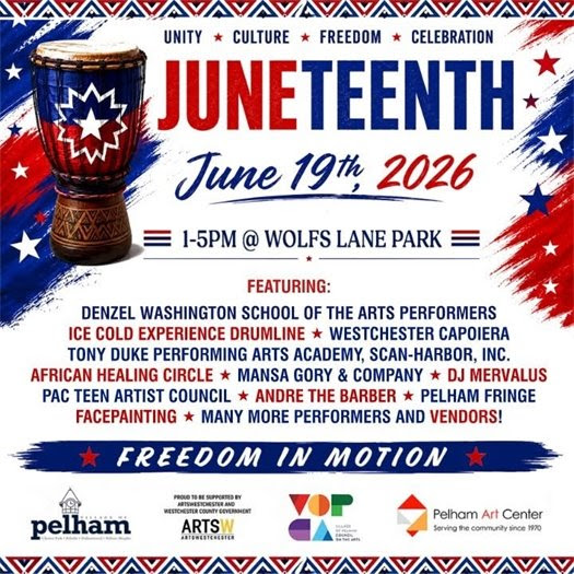 Village of Pelham arts council to host Juneteenth celebration June 19