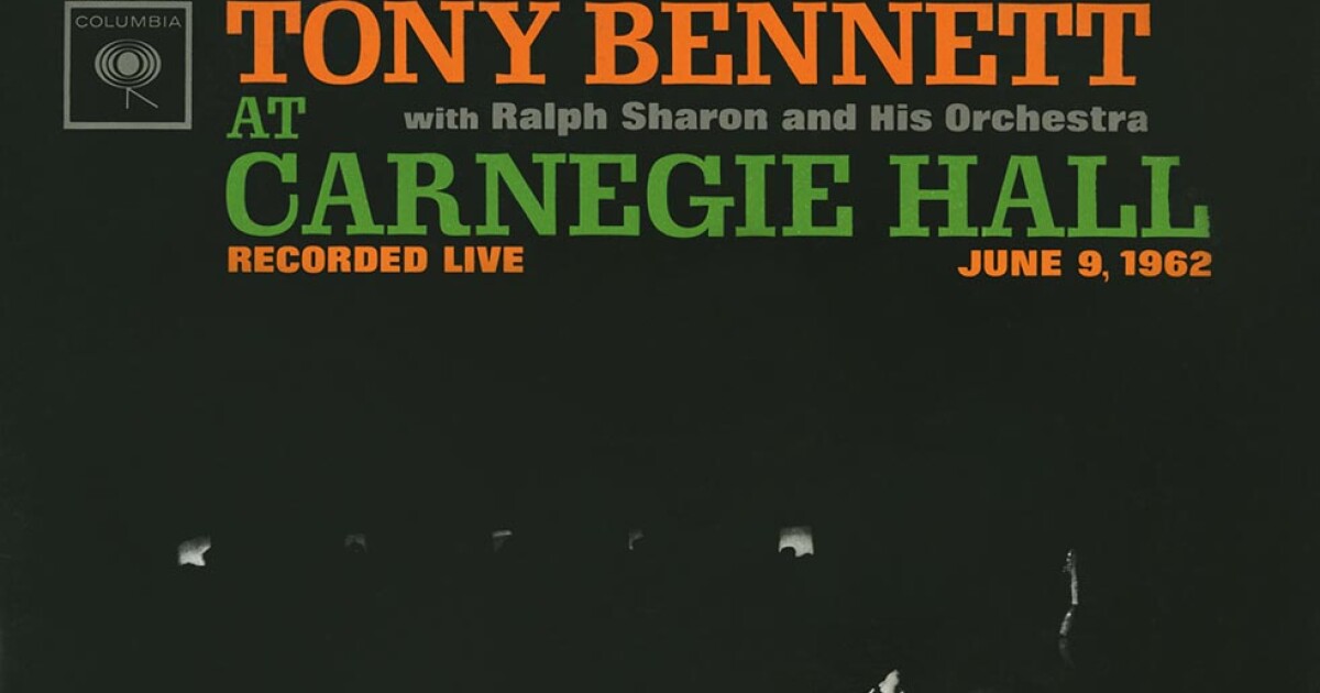 100 YEARS OF JAZZ AT CARNEGIE HALL: TONY BENNETT - 1962