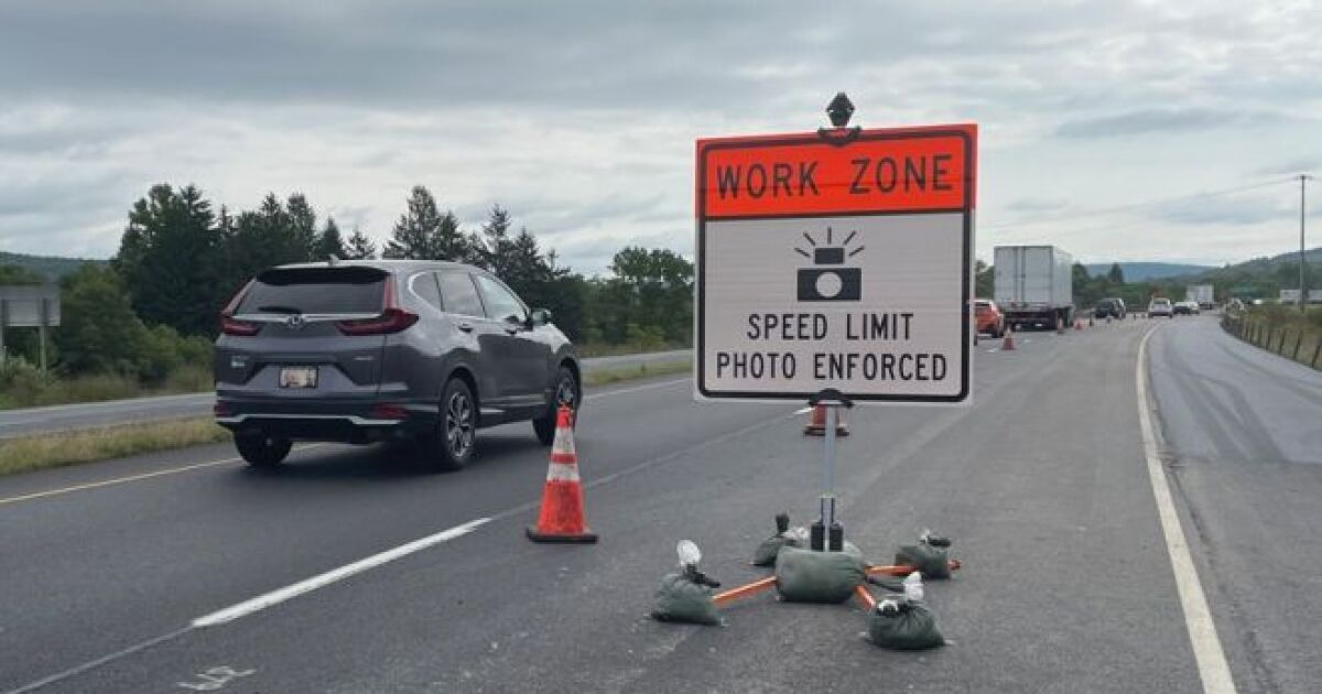 New York adding speed cameras to more highway work zones