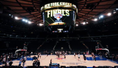 The NBA Finals return to New York with the Knicks halfway to the title
