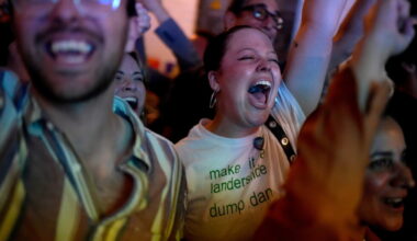 New York leads four-state primary elections, in photos