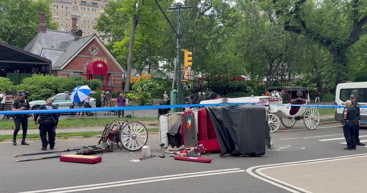 Teen killed after horse carriage crashes in Central Park