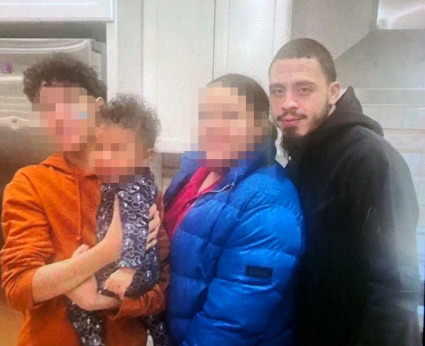 Jonathan Valentin (right) with his siblings.
