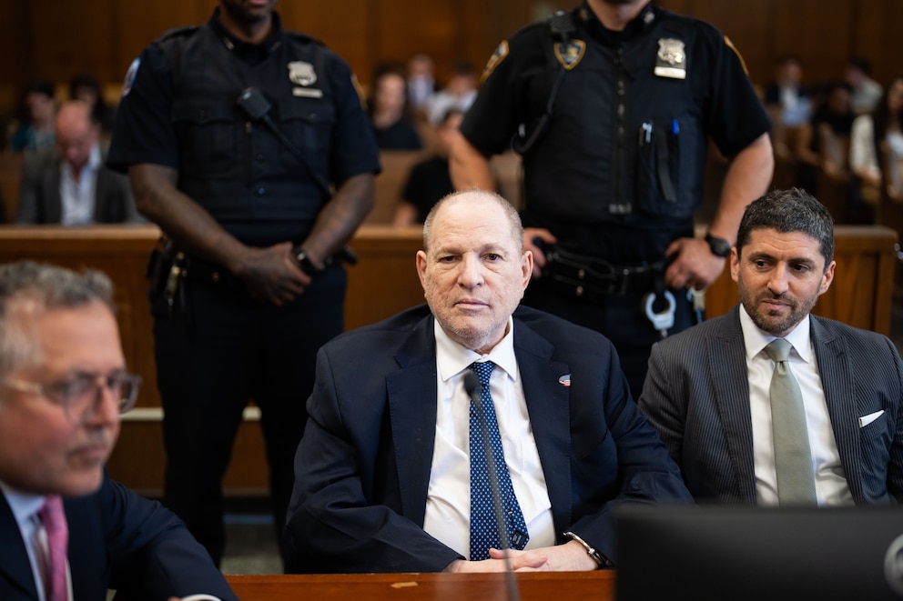 PHOTO: Harvey Weinstein appears in Manhattan Supreme Court,, June 25, 2026, in New York.