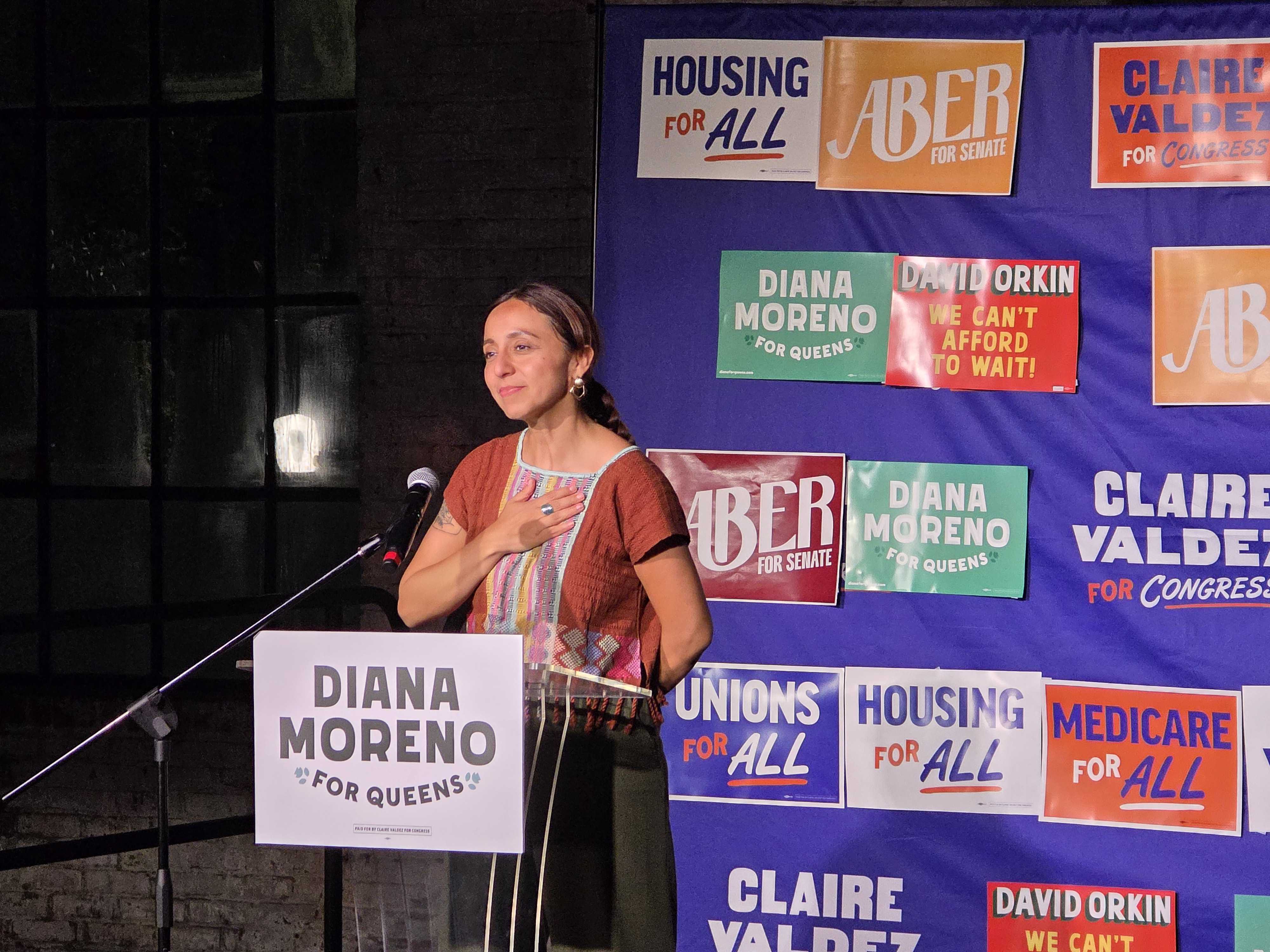 Diana Moreno has a wide lead over two opponents for the district in western Queens formerly held by Mayor Zohran Mamdani. 