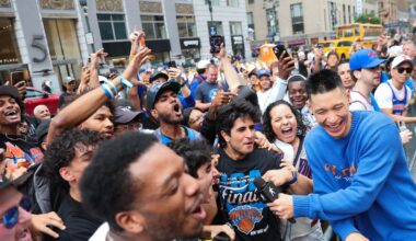 A dream day for New York fans with Knicks on the road to clinch and Brazil vs. Morocco in World Cup