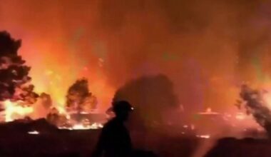 Wildfire Smoke Chokes Skies in Spain and France
