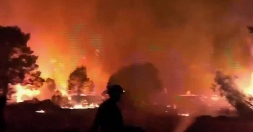 Wildfire Smoke Chokes Skies in Spain and France