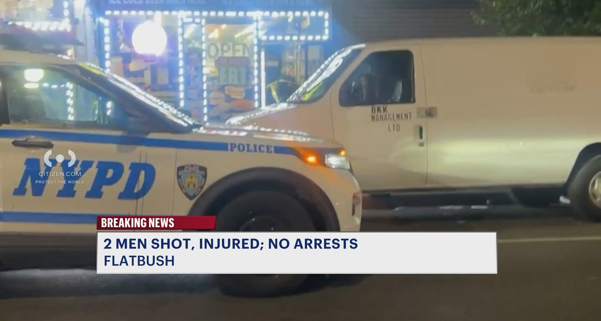 News 12 | Brooklyn | Two Men Shot Near Flatbush Deli Gunman On The Run